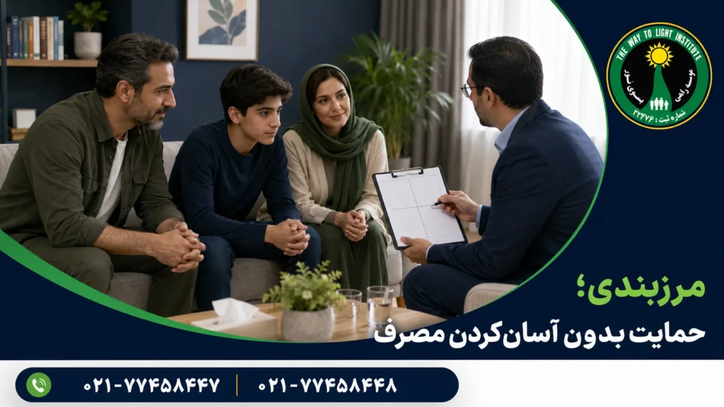 تعیین مرزهای سالم خانواده در برابر ادامه مصرف مواد